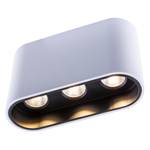 LED-plafondlamp Tugha kunststof/aluminium - 1 lichtbron - Wit