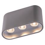 LED-plafondlamp Tugha kunststof/aluminium - 1 lichtbron - Vernikkeld