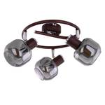 Plafondlamp Pallo II transparant glas/ijzer - 3 lichtbronnen