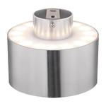 LED-Deckenleuchte Jenny Polyester PVC / Aluminium - 2-flammig - Silber - Durchmesser: 10 cm