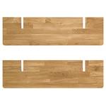 Kastplanken Zolo (set van 2) massief eikenhout - Breedte: 88 cm