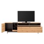 Meuble TV Style I Placage en bois véritable / Métal - Chêne / Anthracite