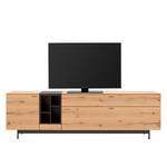 Tv-meubel Style I fineer van echt hout/metaal - eikenhout/antracietkleurig
