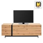 Meuble TV Style II Placage en bois véritable / Métal - Chêne / Anthracite