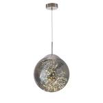 Suspension LED Lights Verre clair - 1 ampoule - Gris