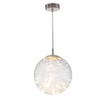 Suspension LED Lights Verre clair - 1 ampoule - Translucide