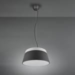 Hanglamp Baroness II acrylglas/aluminium - 3 lichtbronnen - Zwart