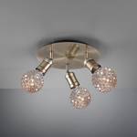 Plafondlamp Carl II aluminium - 3 lichtbronnen - Messing