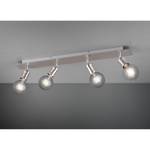 Plafondlamp Carl I aluminium - Zilver - Aantal lichtbronnen: 4