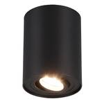 Plafondlamp Cookie aluminium - Zwart - Aantal lichtbronnen: 1