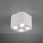 Plafondlamp Cookie aluminium - Wit - Aantal lichtbronnen: 4