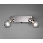 Plafondlamp Carl I aluminium - Zilver - Aantal lichtbronnen: 2