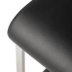 Chaises Marco Cuir synthétique Putri: Noir - Lot de 2