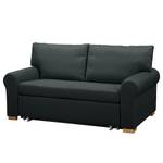 Schlafsofa LATINA Country Deluxe Webstoff - Webstoff Luba: Dunkelgrau - Breite: 165 cm