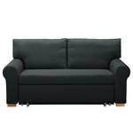 Schlafsofa LATINA Country Deluxe Webstoff - Webstoff Luba: Dunkelgrau - Breite: 165 cm