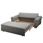 Schlafsofa LATINA Country Deluxe Webstoff - Webstoff Luba: Grau - Breite: 205 cm