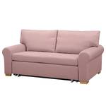 Schlafsofa LATINA Country Deluxe Webstoff - Webstoff Luba: Mauve - Breite: 205 cm