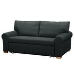 Schlafsofa LATINA Country Deluxe Webstoff - Webstoff Luba: Dunkelgrau - Breite: 205 cm