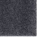 Hoogpolig vloerkleed Pure geweven stof - Antraciet - 133 x 190 cm