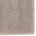 Hoogpolig vloerkleed Pure geweven stof - Beige - 67 x 130 cm