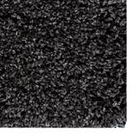 Hoogpolig vloerkleed Savage geweven stof - Antraciet - 67 x 130 cm