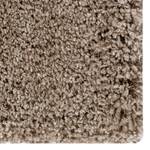 Hoogpolig vloerkleed Savage geweven stof - Beige - 133 x 190 cm