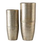 Vases décoratifs Monnya (lot de 2) Aluminium