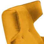 Rocking Chair Cozy Velours - Tissu TSV: 5 Jaune moutarde