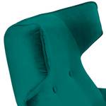 Rocking Chair Cozy Velours - Tissu TSV: 3 Pétrole