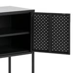 Dressoir Cascavel staal - zwart - Zwart