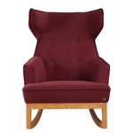 Rocking Chair Cozy Velours - Tissu TSV: 7 Bordeaux