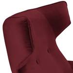 Schommelstoel Cozy fluweel - Stof TSV: 7 Bordeaux