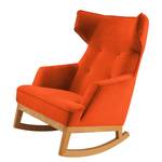 Rocking Chair Cozy Velours - Tissu TSV: 17 Orange foncé