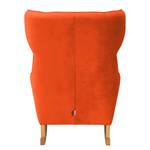 Rocking Chair Cozy Velours - Tissu TSV: 17 Orange foncé