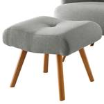 Fauteuil Saladas Tissu - Tissu Neli: Argenté