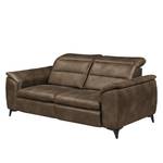 Sofa Soldeu (2,5-Sitzer) Antiklederlook - Havanna