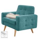 Fauteuil Borsh microvezel - Turquoise