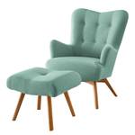 Fauteuil Saladas Tissu - Tissu Neli: Aqua