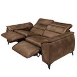 Sofa Soldeu (2,5-Sitzer) Antiklederlook - Vintage Braun