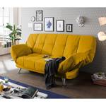 Canapé convertible Bolans Microfibre - Microfibre Ranu: Jaune moutarde