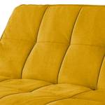 Canapé convertible Bolans Microfibre - Microfibre Ranu: Jaune moutarde