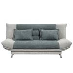 Canapé convertible Burrel Microfibre - Gris clair / Anthracite