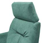 Fauteuil Tandil II Microfibre - Bleu pétrole