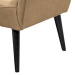 Fauteuil Tandil I Aspect cuir vieilli - Beige