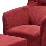 Fauteuil Tandil II microvezel - Rood