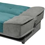 Canapé convertible Kallestad II Microfibre - Gris / Turqouise