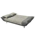 Canapé convertible Burrel Microfibre - Gris / Gris clair