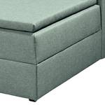 Canapé convertible Romang II Tissu structuré - Gris menthe