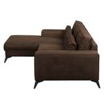 Ecksofa Manari Braun - Longchair davorstehend links