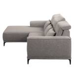 Ecksofa Macae Grau - Longchair davorstehend links